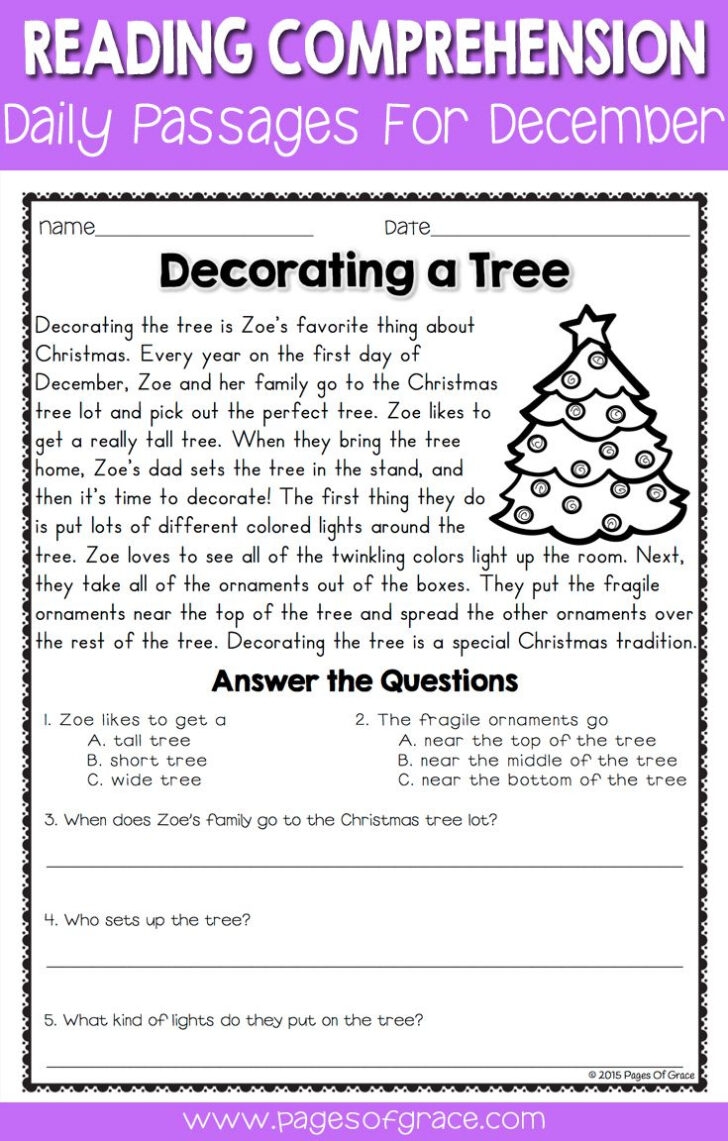 reading comprehension worksheets for 5th graders