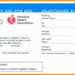 69 Free Printable Cpr Card Template Printable Formating For Cpr Card