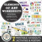 7 Elements Of Art Worksheets Activities And Printable Posters
