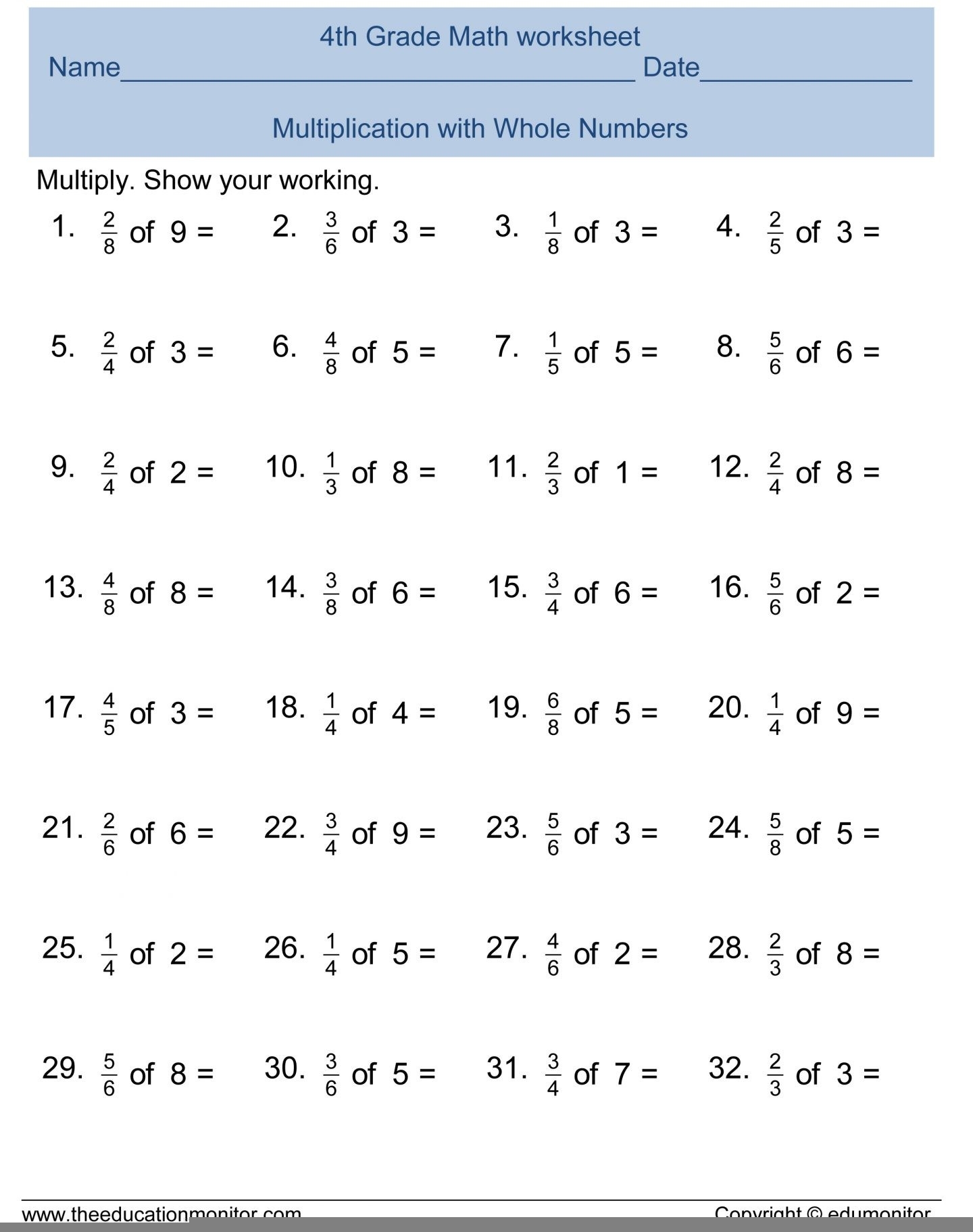 7Th Grade Math Worksheets Free Printable With Answers Common Core 