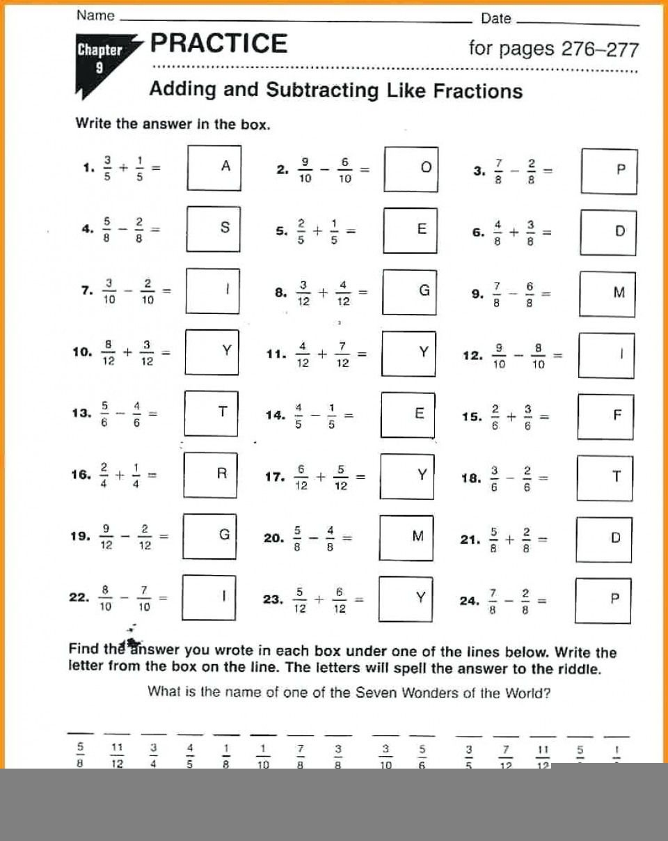 7th grade math worksheets with answers