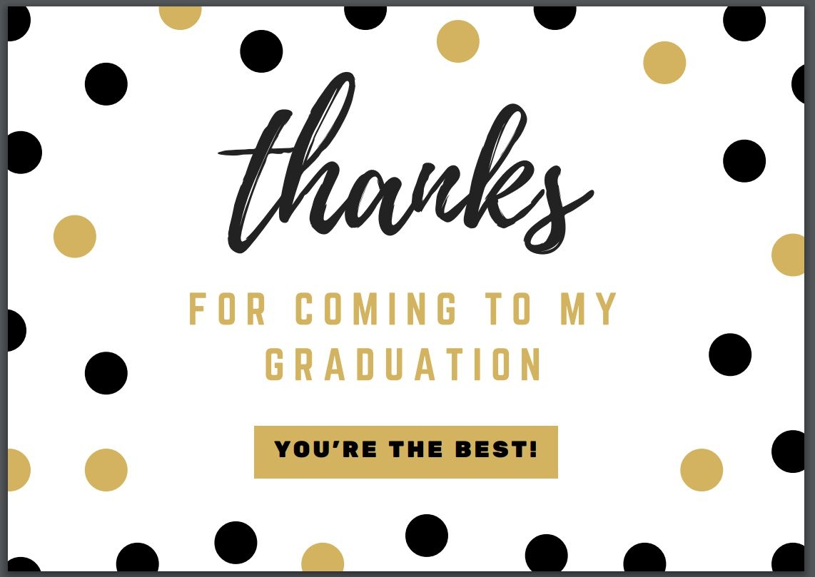 8 Free Printable Graduation Thank You Cards