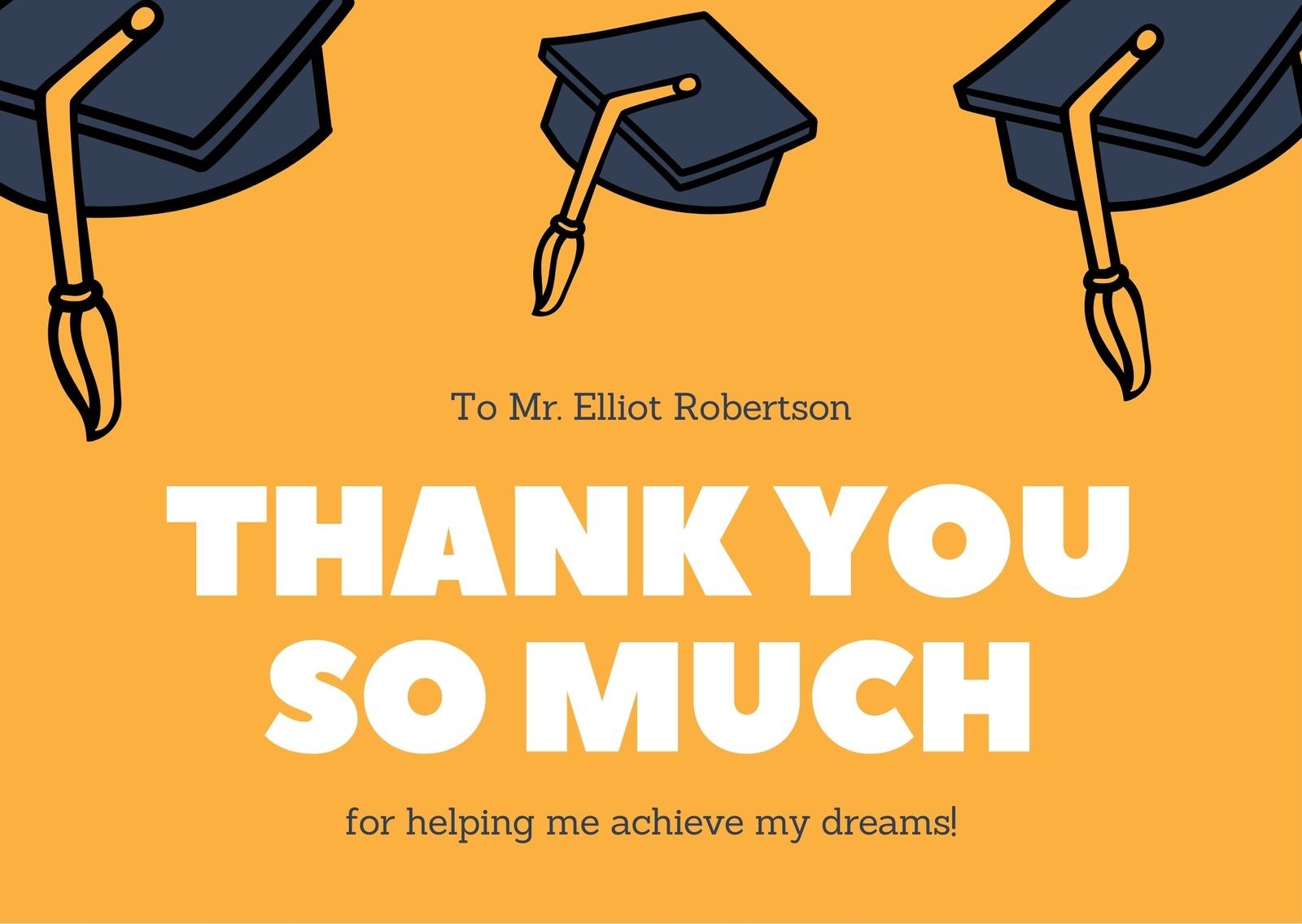 8 Free Printable Graduation Thank You Cards