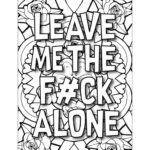 80 Printable Digital Cuss Word Coloring Pages Profanity Swear Words
