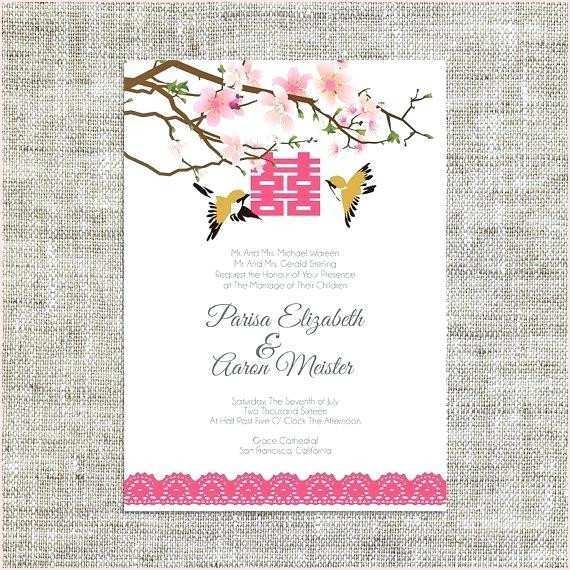 81 Blank Chinese Birthday Invitation Template Photo By Chinese Birthday