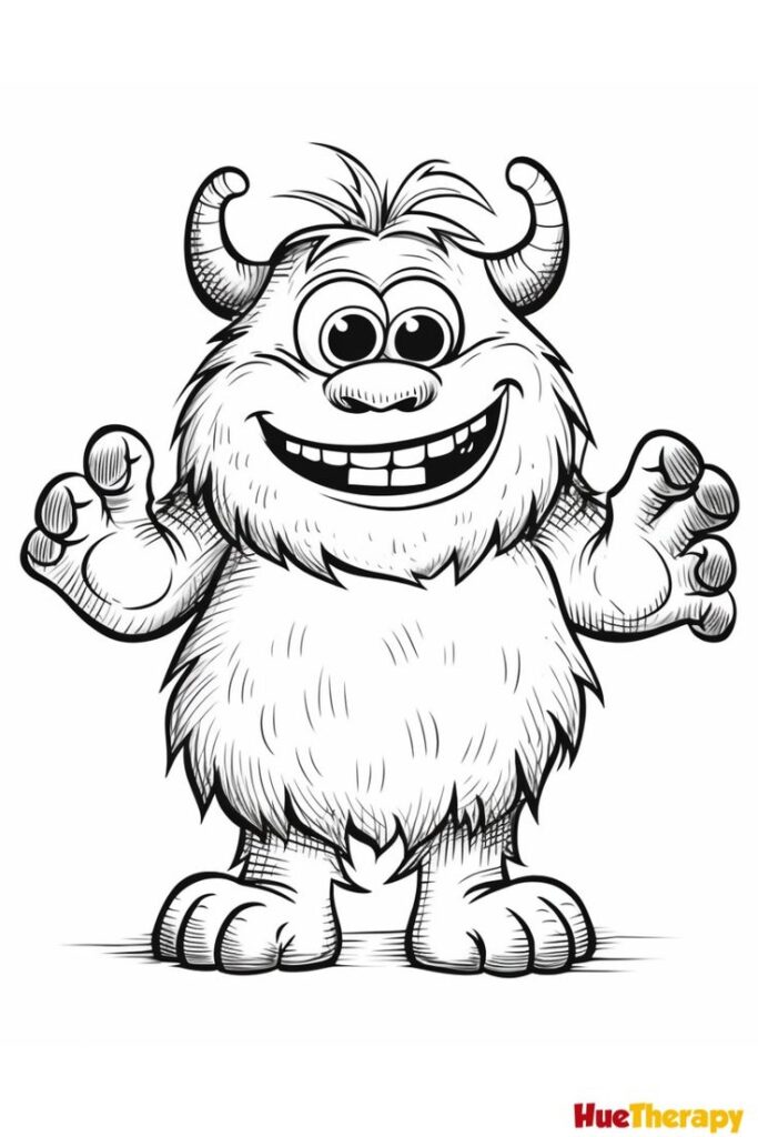 9 Free Printable Monster Coloring Pages For Kids Monster Coloring