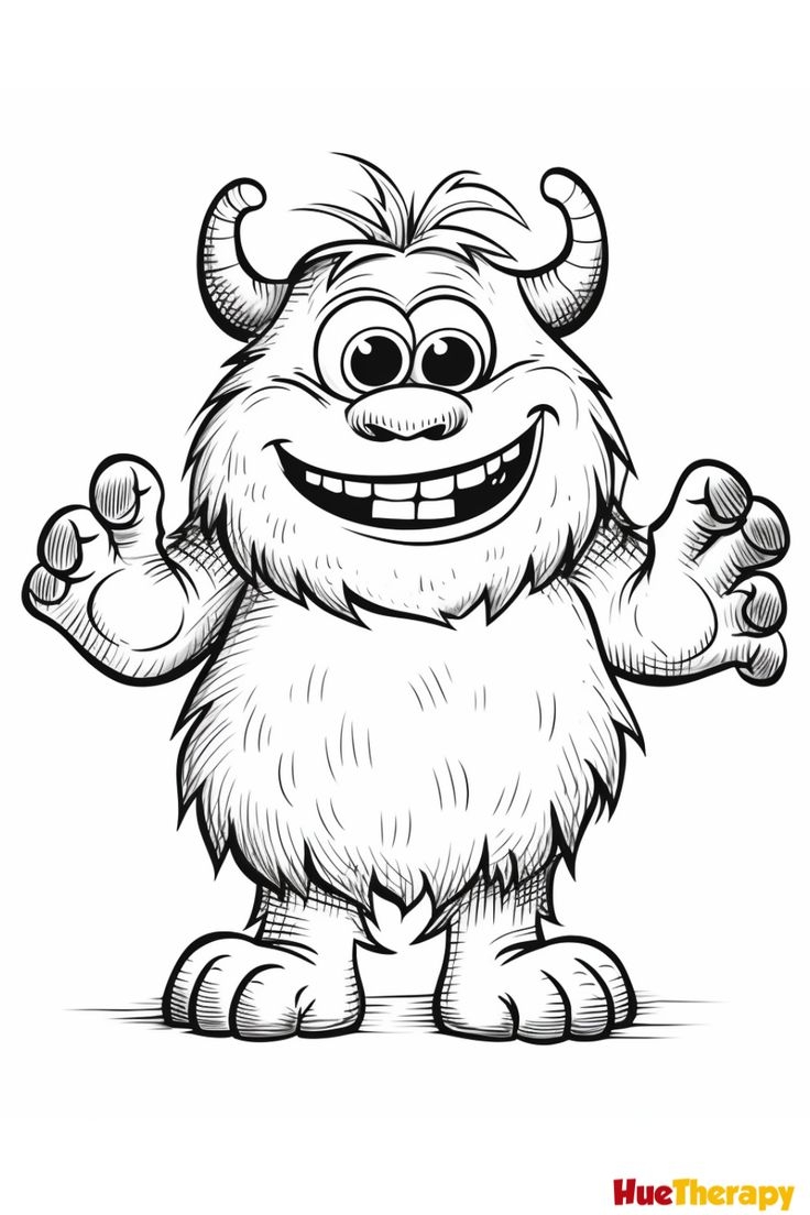 9 Free Printable Monster Coloring Pages For Kids Monster Coloring 