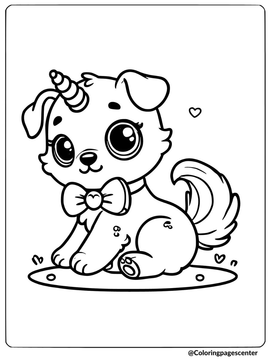 puppy coloring pages printable free