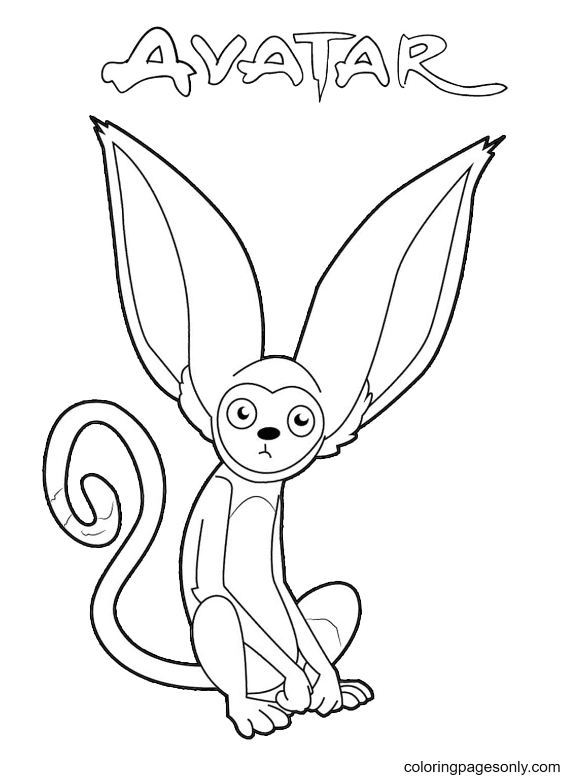91 Avatar Coloring Pages ColoringPagesOnly