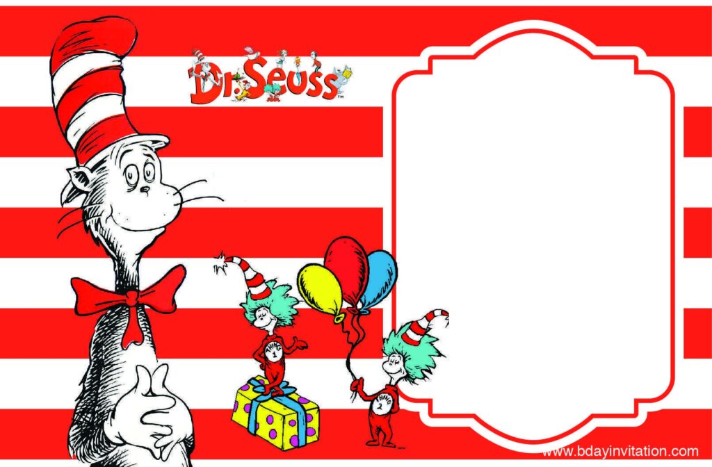 99 Online Dr Seuss Birthday Invitation Template Layouts By Dr Seuss