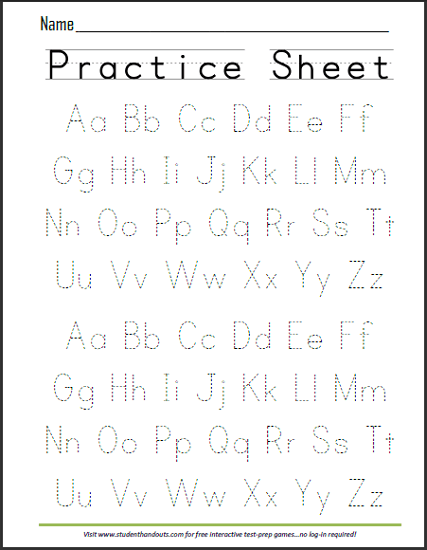 abcd handwriting worksheets