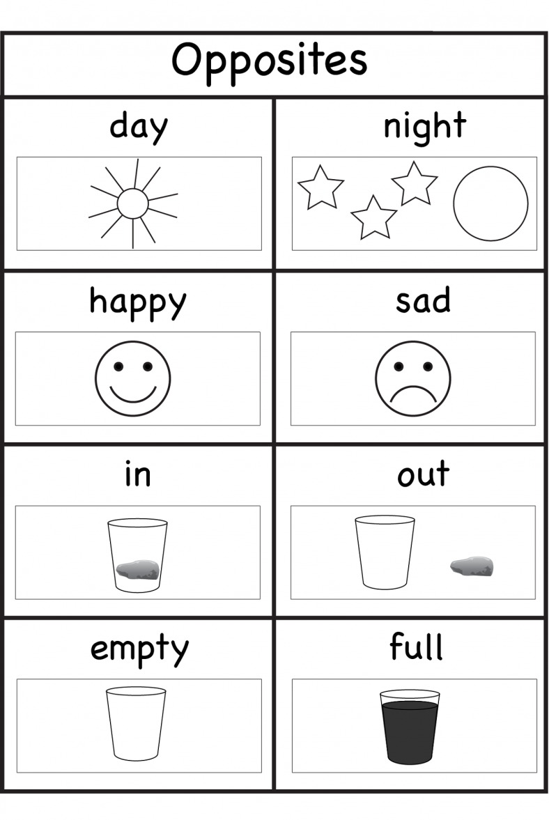 Activity Sheets For 4 Year Olds