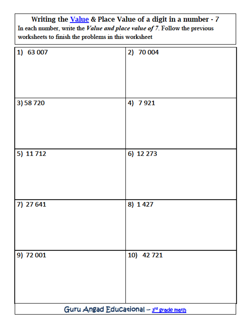 Add Using Place Value Cards With Regrouping Math Worksheets 