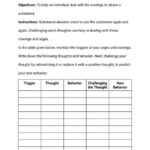 Addiction Worksheet Example Free PDF Download Worksheets Library