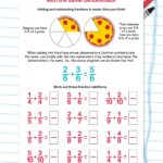 Adding And Subtracting Fractions Worksheet Worksheets Library