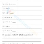 Adding And Subtracting Integers Steps Examples Questions
