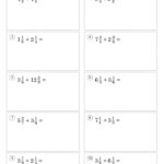 Adding Fractions Worksheets With Answer Key