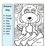 Addition Coloring B PDF Printable Addition Worksheets Worksheets