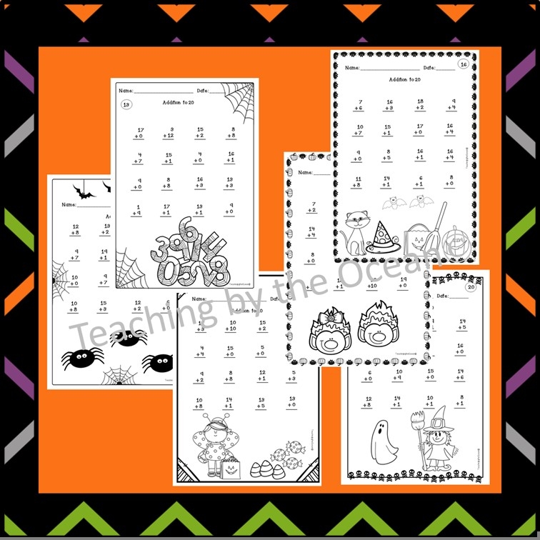 Addition Fluency Worksheets Free Printable