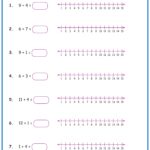 Addition On A Number Line Worksheet Grade1to6 Worksheets Library