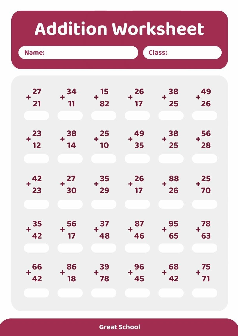 addition worksheets with pictures