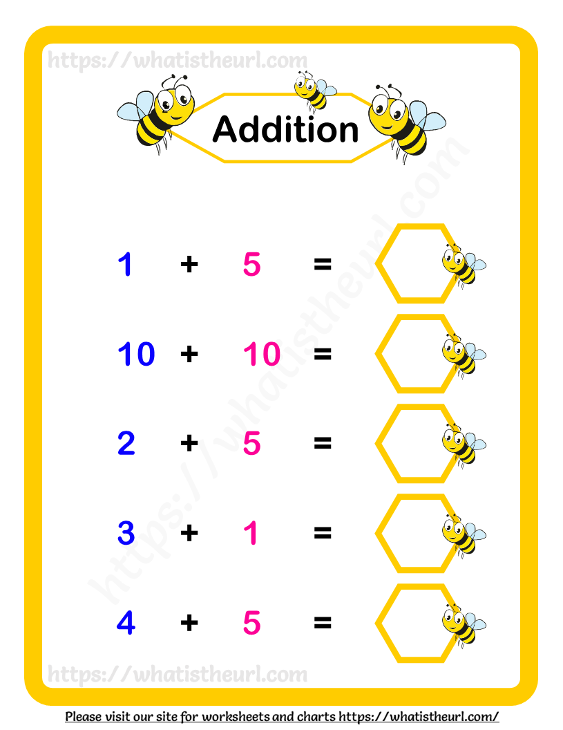 Addition Worksheets For Grade 1 Your Home Teacher