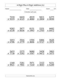 Addition Worksheets Worksheets Library