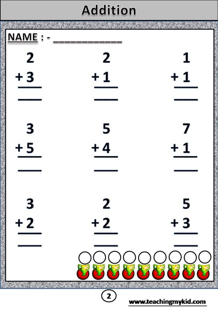 Addition Worksheets Worksheets Library