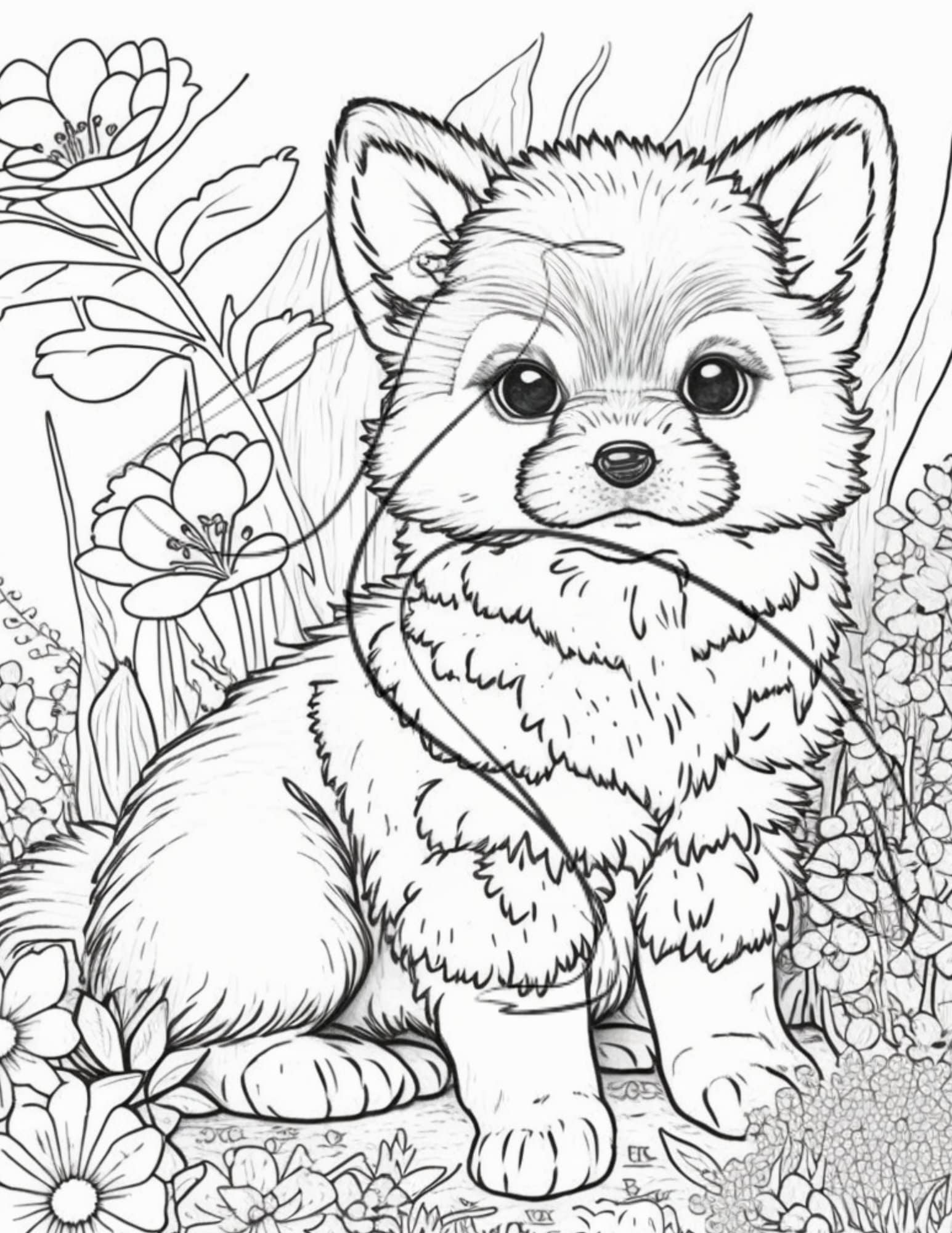 Adorable Animal Coloring Pages A Collection Of Delightful Designs For 
