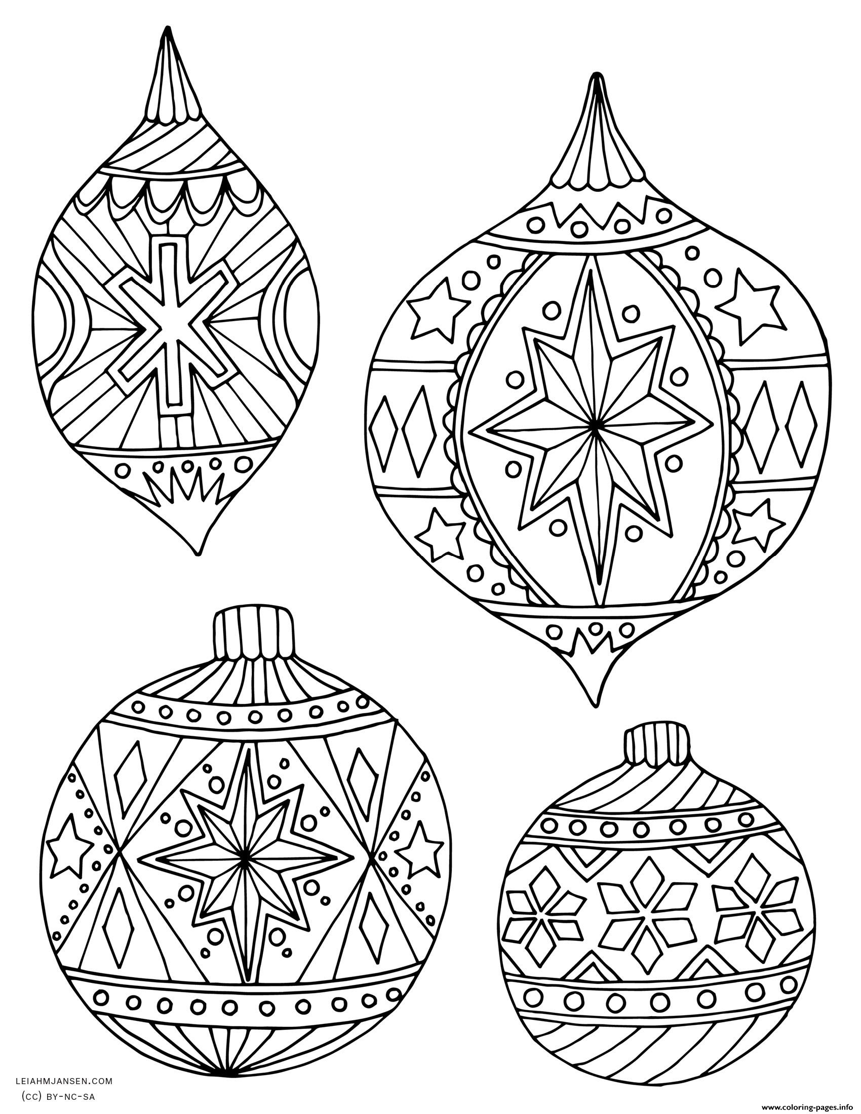 Christmas Coloring Pages Adult