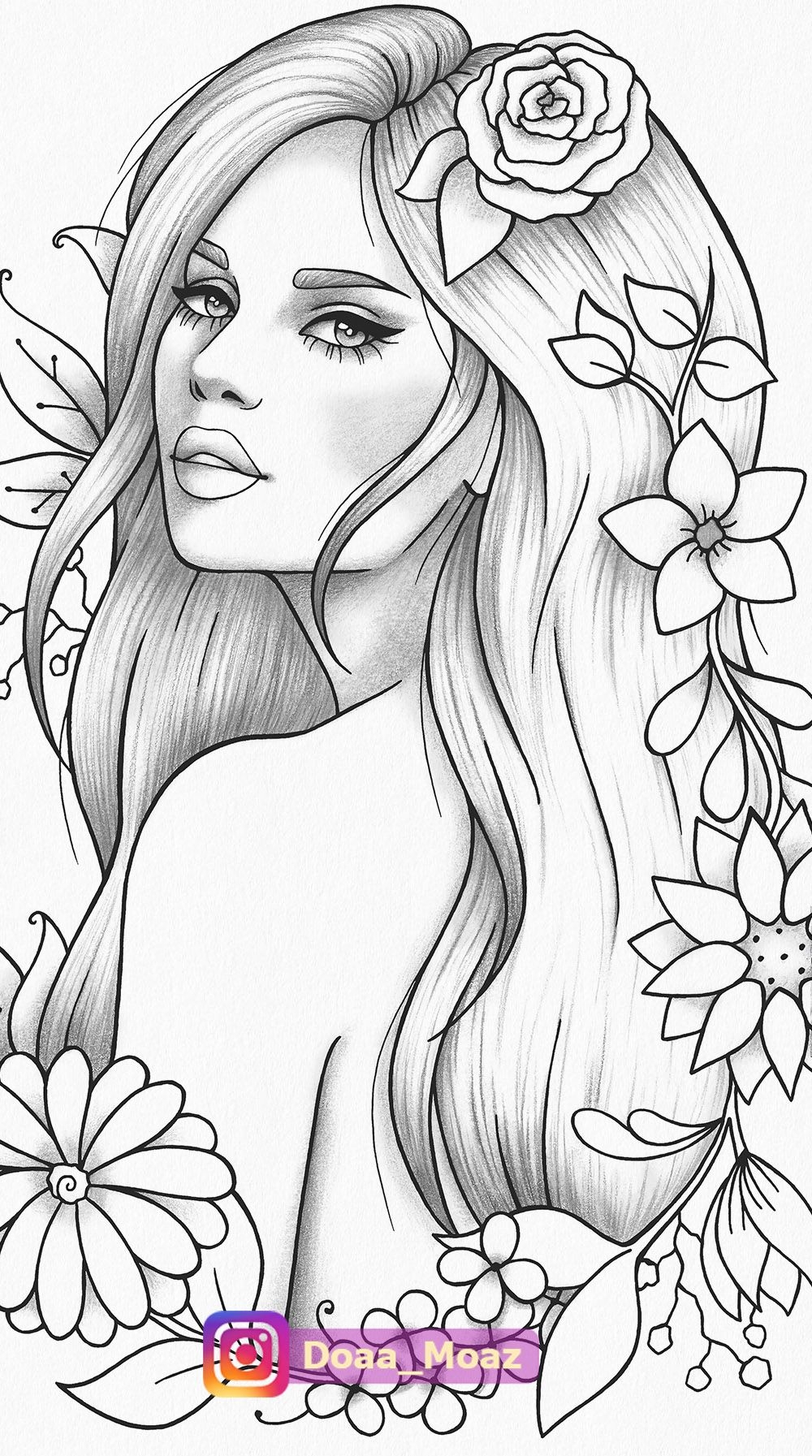 Girl Coloring Pages
