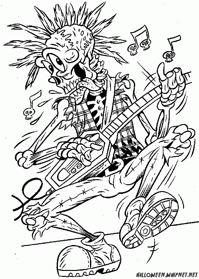 Adult Halloween Coloring Pages