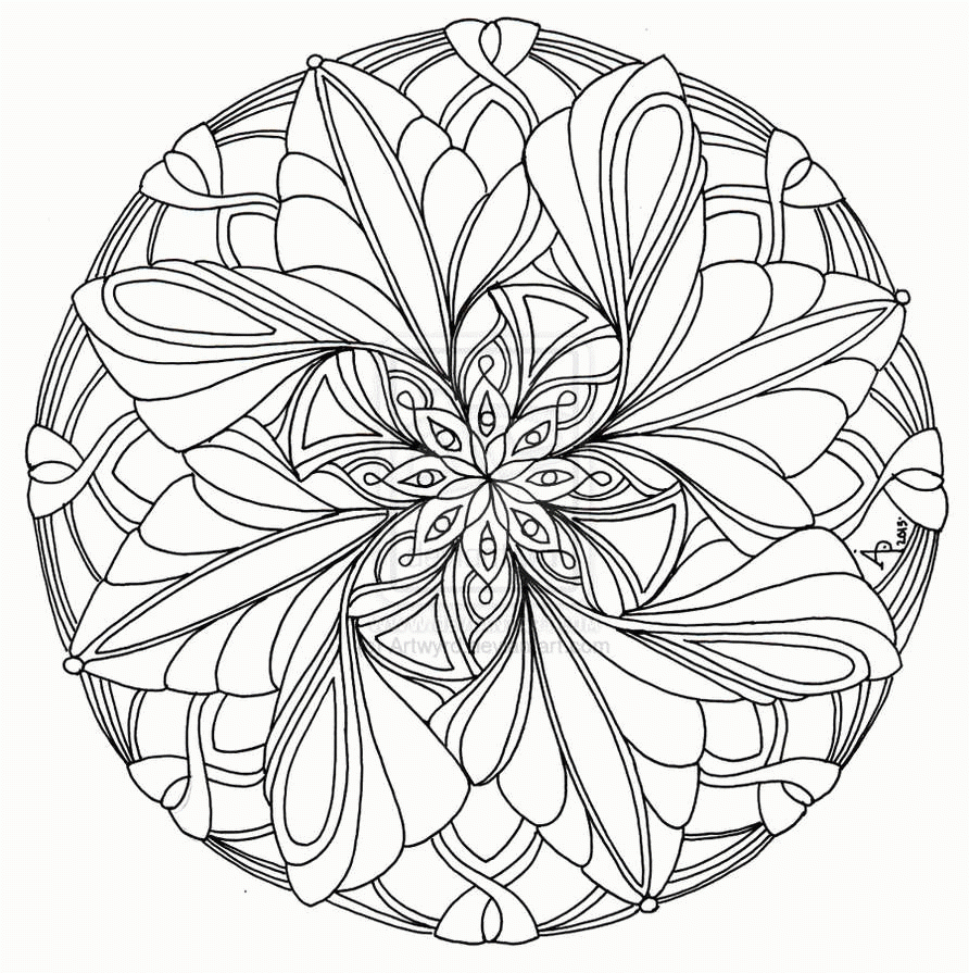 Free Printable Coloring Pages For Adults Advanced Pdf