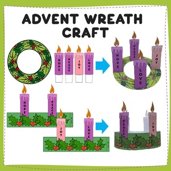 Advent Wreath Craft Catholic Advent Activities By Blooming Kids Club
