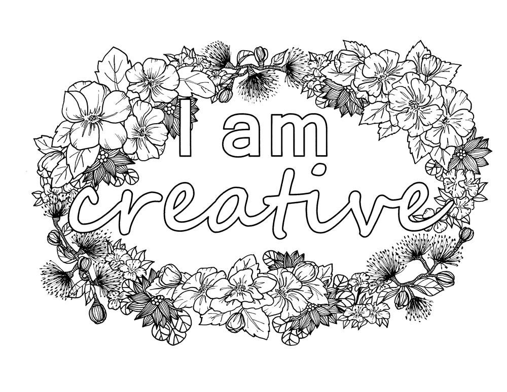 Affirmation Coloring Pages For Kids Coloring Pages