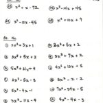 Algebra 2 Factoring Worksheet Db excel
