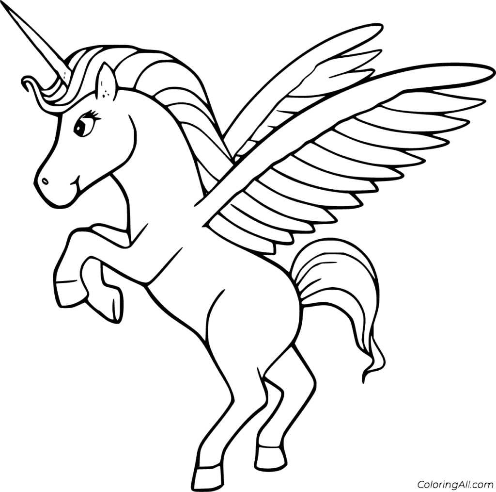 Alicorn Coloring Pages 26 Free Printables ColoringAll