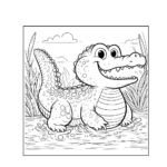 Alligator Coloring Pages