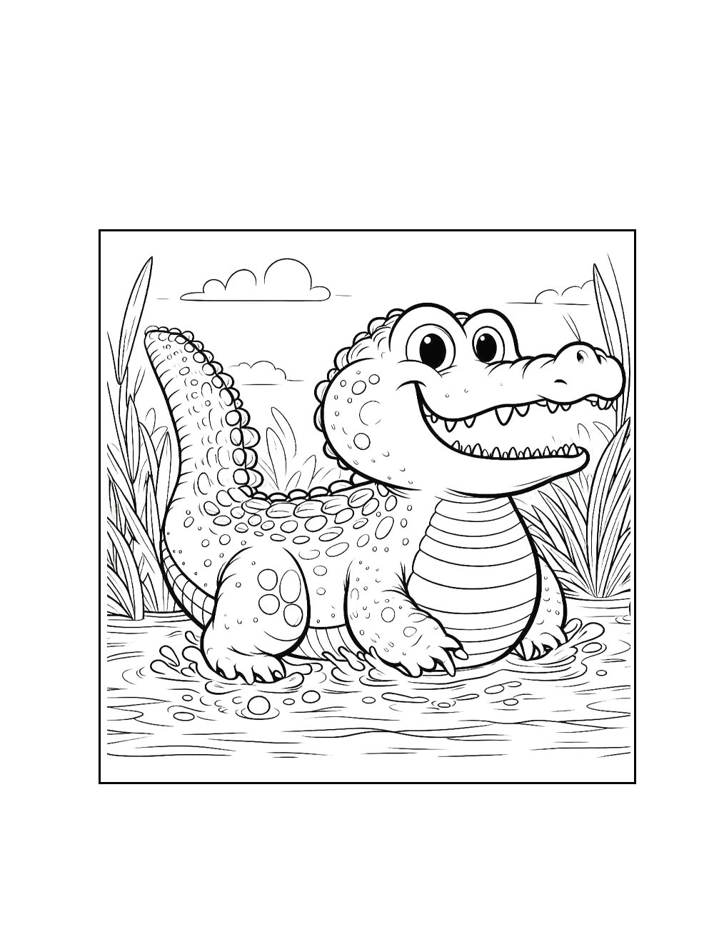 Alligator Coloring Pages
