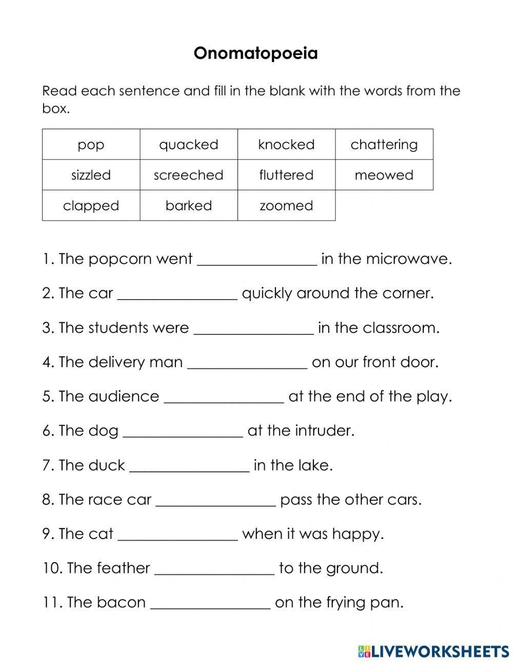 Alliteration Education World Worksheets Library