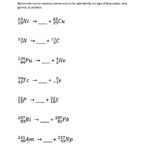 Alpha And Beta Decay Worksheet Best Sale Pacomaeurope
