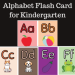 Alphabet Flash Card For Kindergarten PDF Printable Worksheets Library