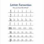 Alphabet Letter Formation Worksheets Infoupdate