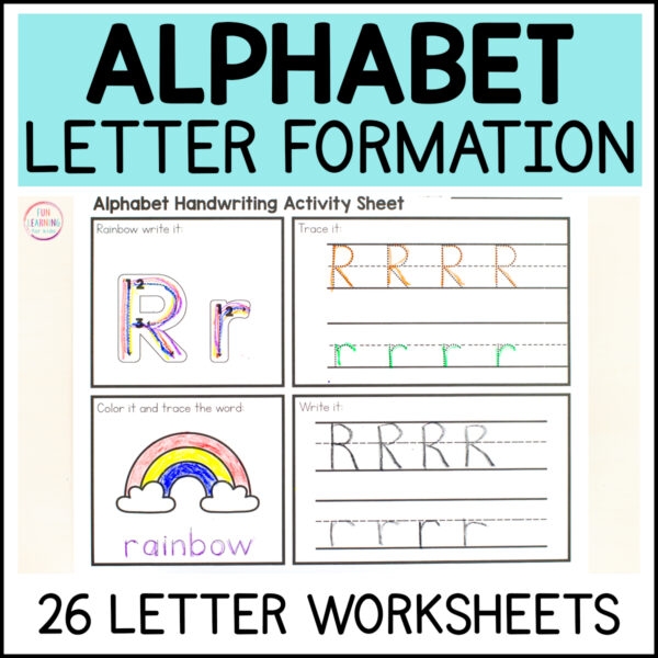 Alphabet Letter Formation Worksheets Made By Teachers