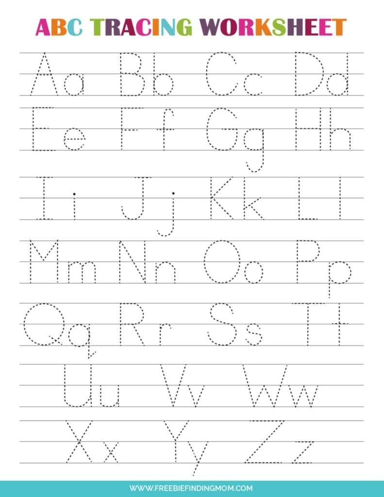 printable alphabet worksheet