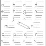 Alphabet Worksheets For Preschool Tracing Letters And Numbers