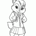 Alvin And The Chipmunks Coloring Pages Coloring Home