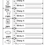 AM Word Family Review Worksheet PrimaryLearning Org