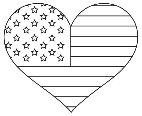 Coloring Pages Of The American Flag