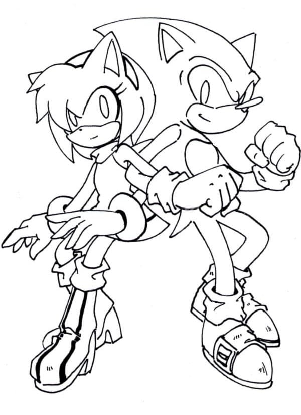 Amy Rose Sonic Coloring Page Free Printable Coloring Pages For Kids